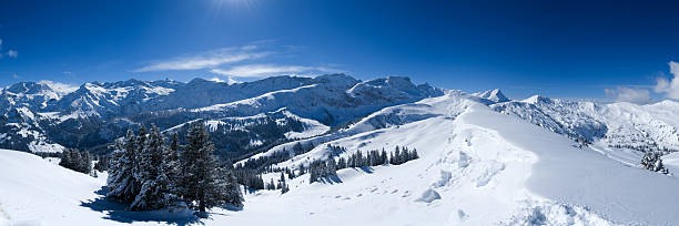 Snow Panorama stock photo