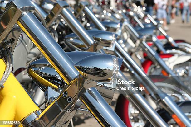 Wunderschöne Motorräder Stockfoto und mehr Bilder von Feiertag - Feiertag, Fotografie, Horizontal