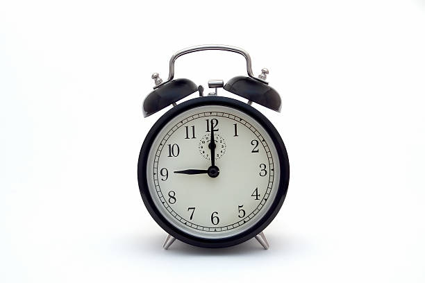 Classic alarm clock stock photo