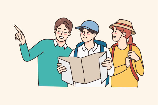 Tourist Direction Questions 1,100+ Tourist Asking Direction Stock Illustrations, Royalty-Free ...