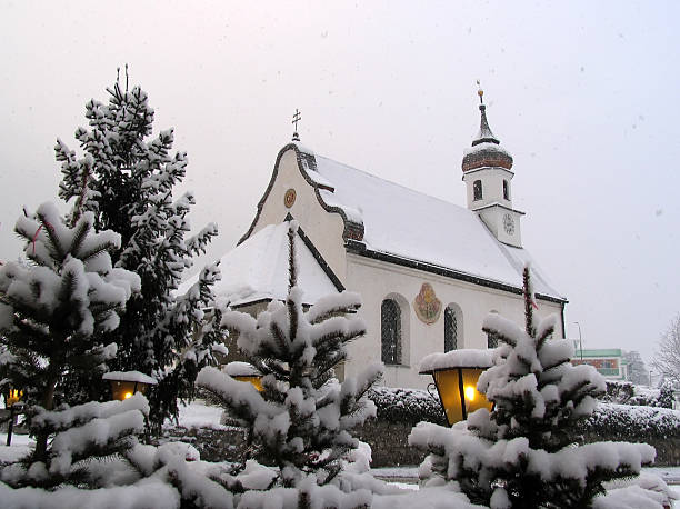 Cтоковое фото Церковь в снегу