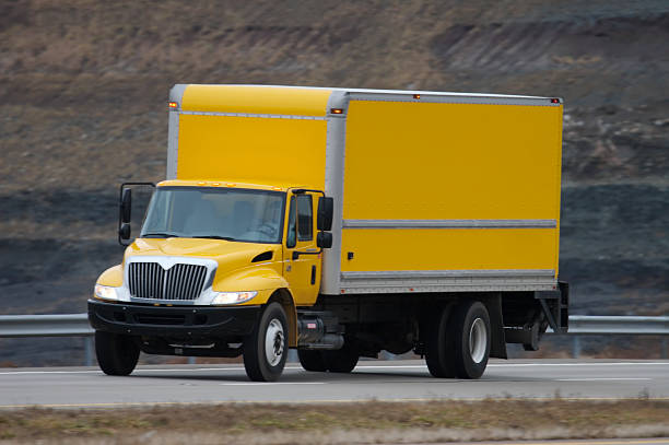 istock Yellow Cargo Truck 139859960