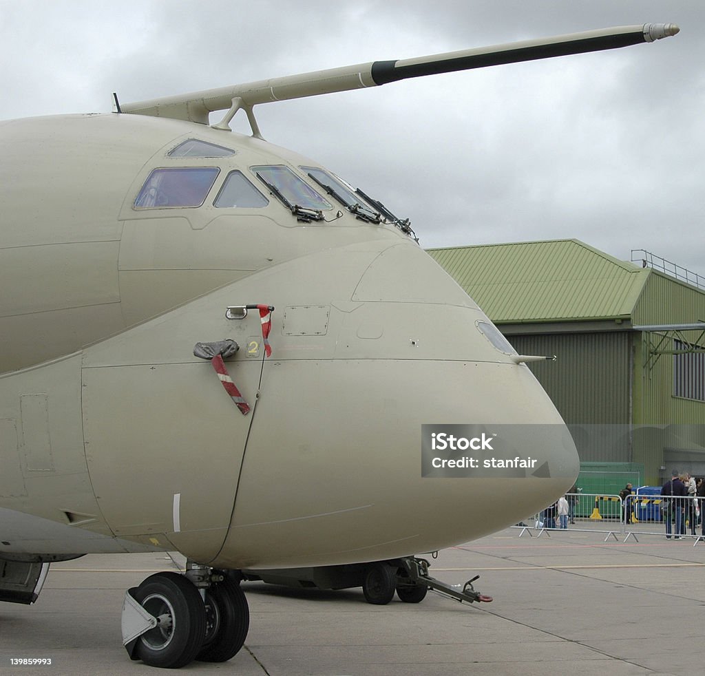 Nimród aeronave frente seção - Foto de stock de Avião royalty-free