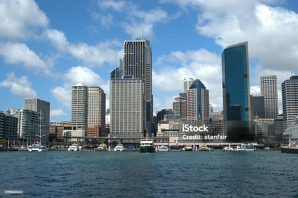 Skyline von Sydney am Circular Quay - Lizenzfrei Architektur Stock-Foto