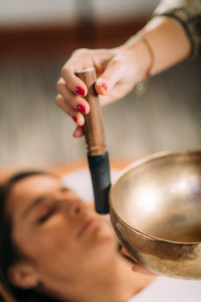 istock Tibetan Singing Bowl In Sound Healing Therapy 1398604034