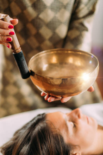 istock Tibetan Singing Bowl In Sound Healing Therapy 1398604043