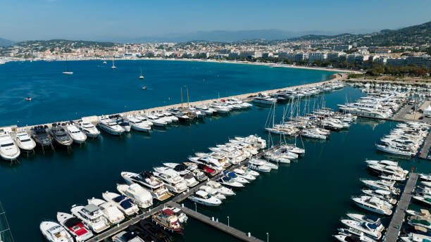 istock Aerial view at Cannes on a sunny afternoon 1398606388