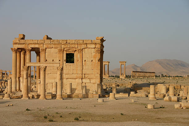 Ruins at Palmyra stock photo