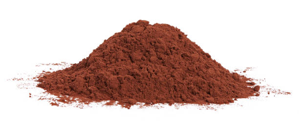 istock Pile of Cocoa powder isolated on white 1398615783