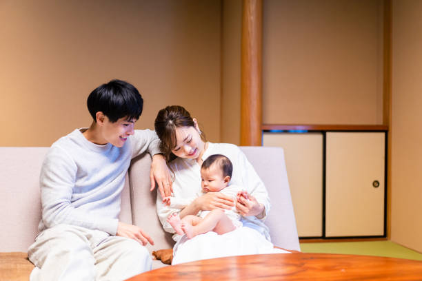 istock Family going out for leisure with baby 1398617254