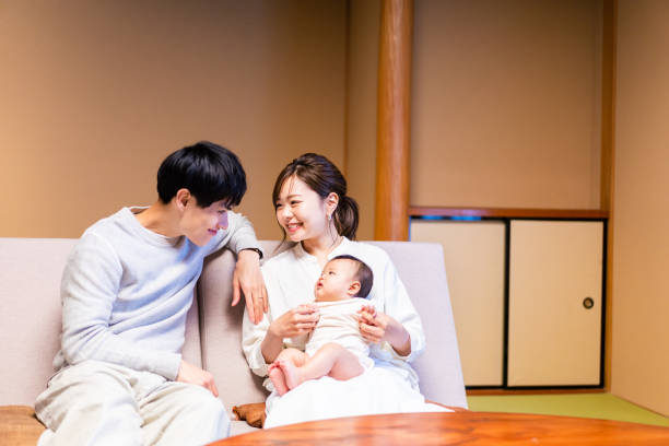 istock Family going out for leisure with baby 1398617257