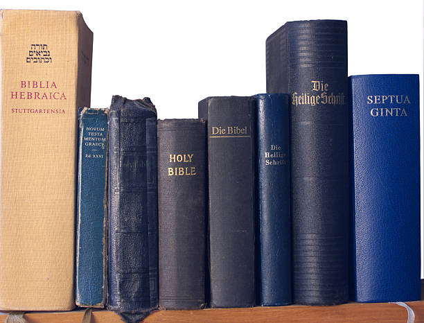 istock Shelf of Bibles 139861739
