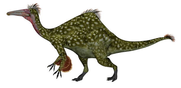 デイノケイルス恐竜 - 3 d レンダリングします。 - paleobiology ストックフォトと画像