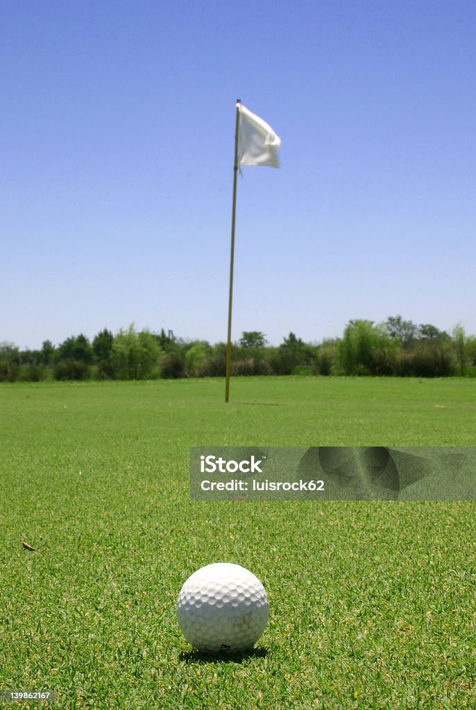 Bola de Golfe no green - Royalty-free Ao Ar Livre Foto de stock