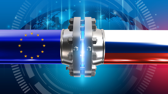 La relación energética entre Rusia y la Unión Europea. Europa se ha vuelto tan dependiente de Rusia para el gas photo