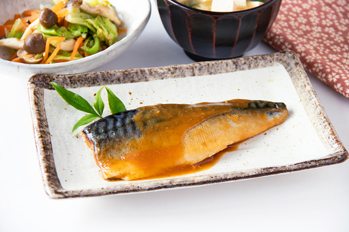 Miso-Simmered Mackerel --- Boneless Fish