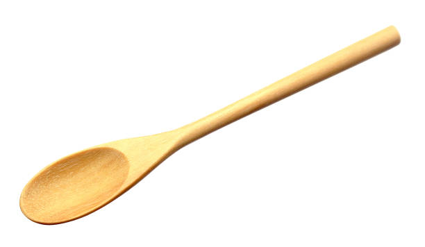 istock Wooden spoon isolated on white background 1398630314