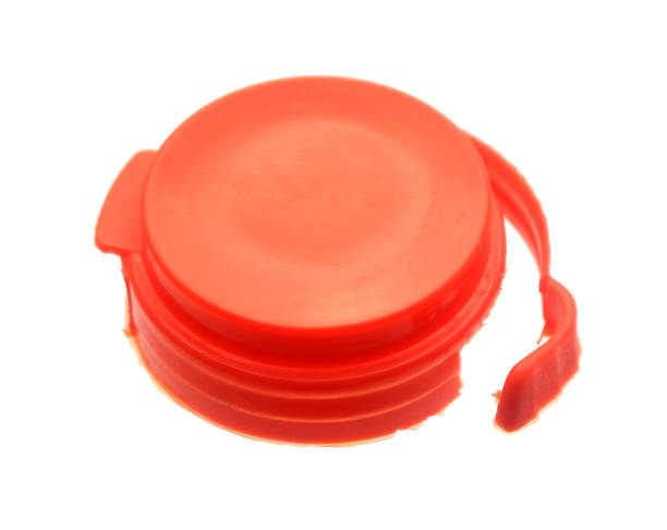 istock Plastic cap of the bottle isolated on white background 1398630324