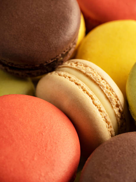 istock Macaron Background, Macaroon, Macarons of different flavors and colors 1398631198