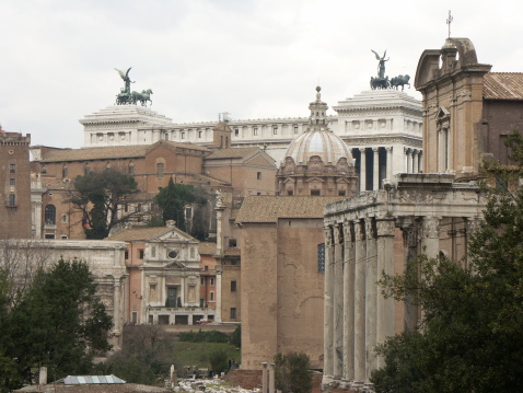 Palatine forum in Rome