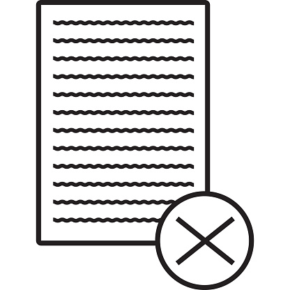 Paperless icon on white background. flat style.