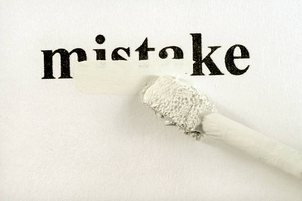 hiding mistakes - tipp ex stockfoto's en -beelden