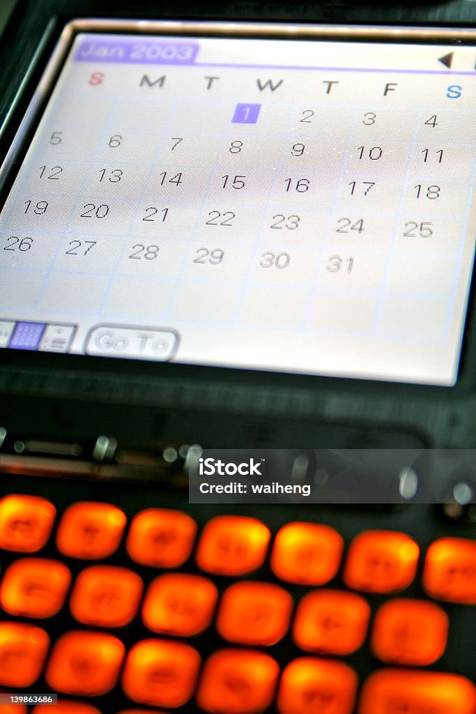 PDA - Foto de stock de Agenda royalty-free