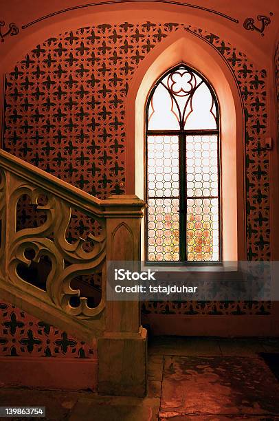 Ir Toned Castle Window Stock Photo - Download Image Now - Castle, Croatia, Decoration