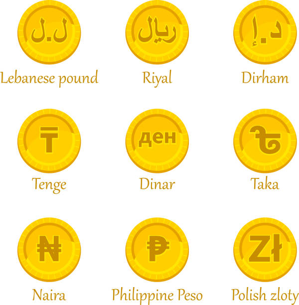 ilustraciones, imágenes clip art, dibujos animados e iconos de stock de símbolo de moneda-3 - moroccan currency