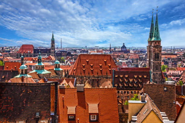 istock Nuremberg, Germany, old town houses, cityscape 1398644525