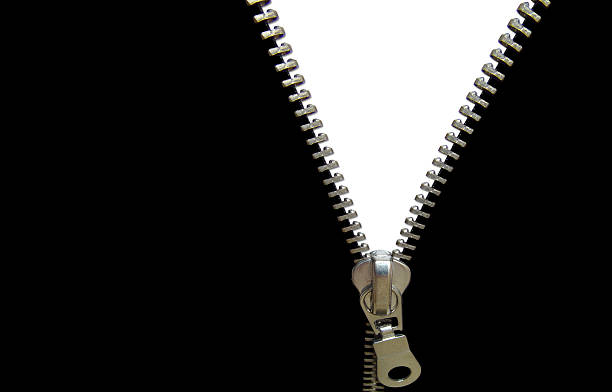 istock Zipper concept. Black and white. Space for your ideas 139864487