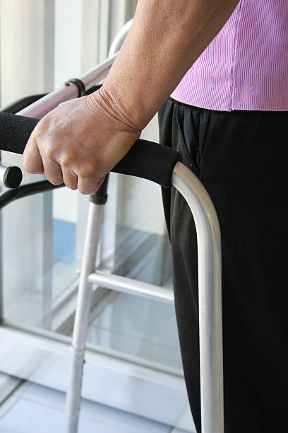 istock Walker for an injured person with a hand 139864547