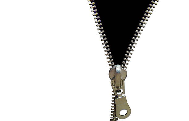 istock Zipper concept. White and black. Space for your ideas 139864769