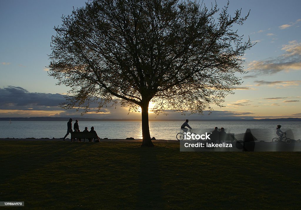 Seattle scène de plage de Golden Gardens - Photo de Seattle libre de droits