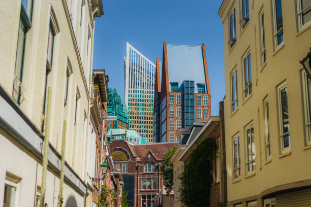 istock Downtown district in The Hague 1398651359