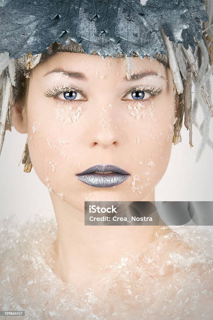 Fantasy Retrato de uma mulher jovem - Foto de stock de Adulto royalty-free