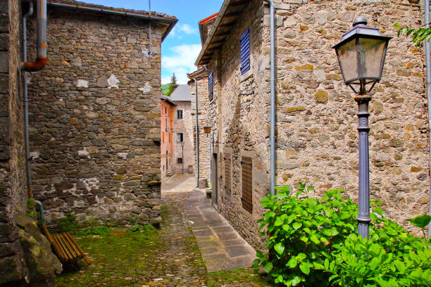 Castles and ancient villages of the Modena Apennines. Modena, Emilia Romagna. Italy
