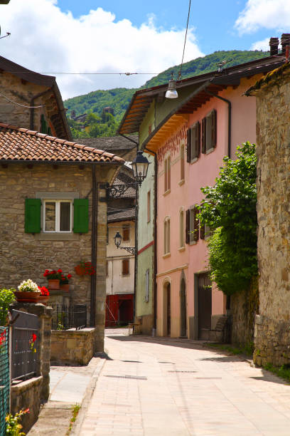 Riolunato. Castello e borgo antico dell'Appennino modenese. Modena, Emilia Romagna. Italia