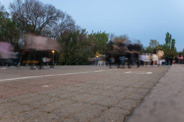 istock abstract pedestrian street background 1398654046