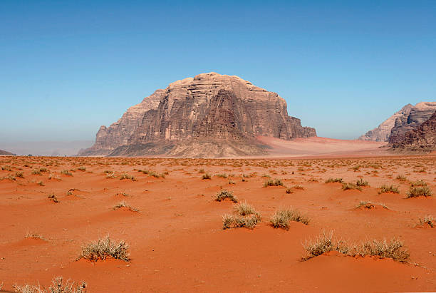 사막 와디럼 사막 스톡 사진