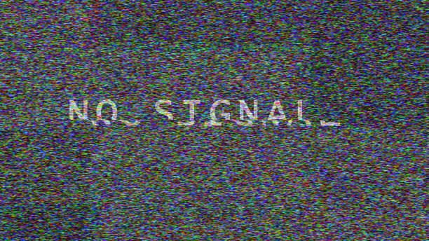White noise illustration. TV noise effect. No signal.
