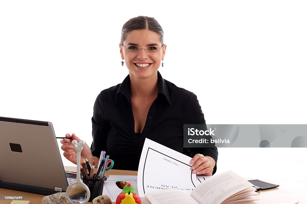 Pretty young businesswoman Young businesswoman in the office 20-29 Years Stock Photo