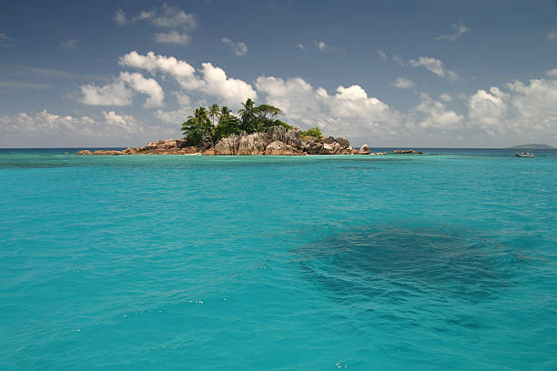 Coconut Island stock photo