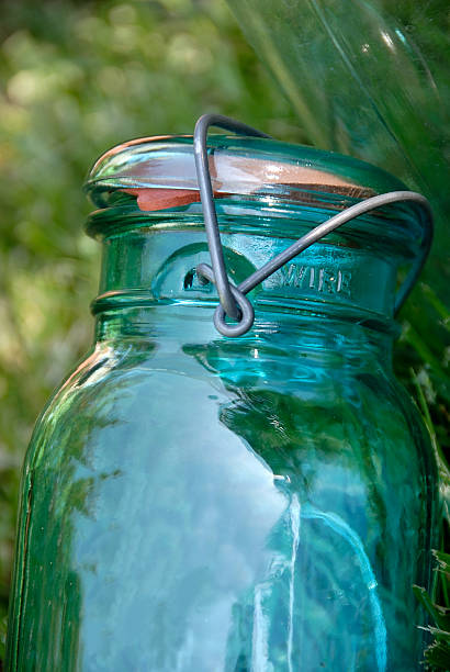frasco de vidro de canning - airseal imagens e fotografias de stock