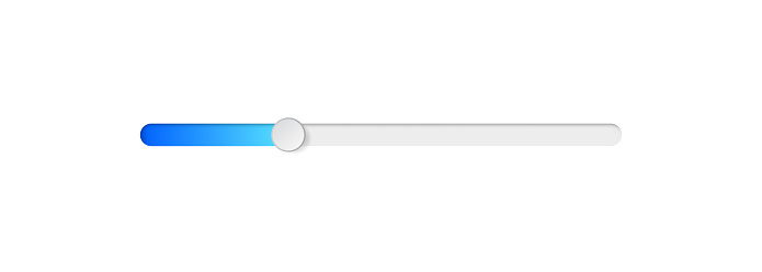 Colored Scroll Bar For User Interface Scrollbar Template Design For ...
