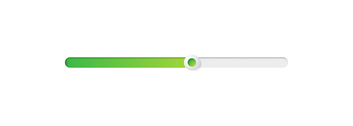 Colored Scroll Bar For User Interface Scrollbar Template Design For ...