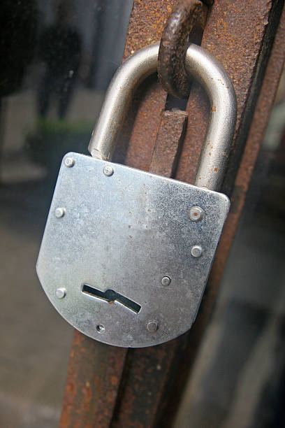 Locked away stock photo