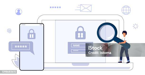 2fa Two Factor Authentication Password Secure Notice Login Verification ...