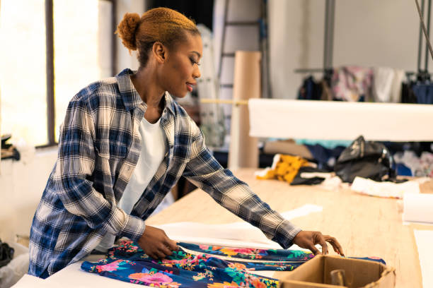 istock A fashion designer working on a clothing design  in her workshop 1398683963
