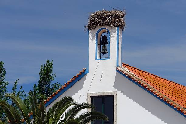 istock Nest in the tower bell 139868524